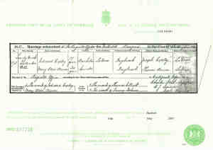Marriage Record  (186 KB)
 
(Click on Picture to View Full Size)